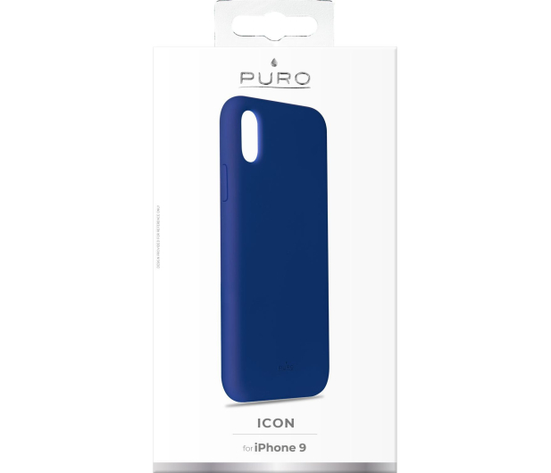 Etui ICON Cover do iPhone XR granatowe - 1384590 - zdjęcie 4